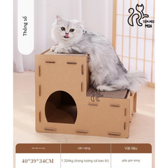 Cào móng bậc thang cho mèo - Đồ chơi cào móng cho mèo - Tiêm Mèo Moa