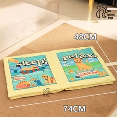 Thảm nằm truyện tranh cho thú cưng - Tiệm Mèo Moa