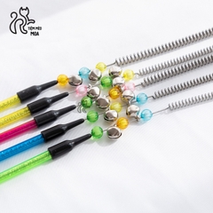 Câu mèo lò xo 2 chuông - Tiệm Mèo Moa