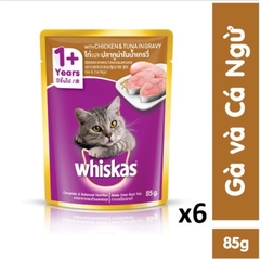 [Vị MỚI] Pate Whiskas - Sốt Pate cho mèo trưởng thành 80gram - Tiệm Mèo Moa