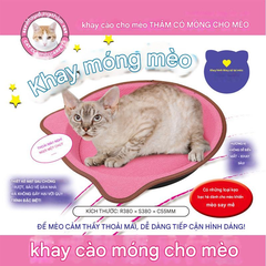 Tổ nhung ổ nằm - Đồ chơi cào móng cho mèo - Tiệm Mèo Moa