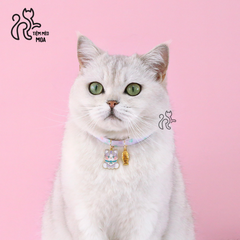 Vòng cổ 2 tag dễ thương cho mèo - Tiệm Mèo Moa