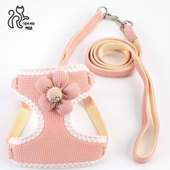 Yếm hoa dễ thương dắt thú cưng đi dạo/ Yếm dắt - Tiệm Mèo Moa