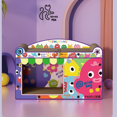 Bàn cào móng cartoon vui nhộn cho mèo - Đồ chơi cho mèo - Tiệm Mèo Moa