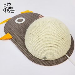 Cào móng treo tường/ dán kính dễ thương - Cào móng thừng/sisal decor - Tiệm Mèo Moa