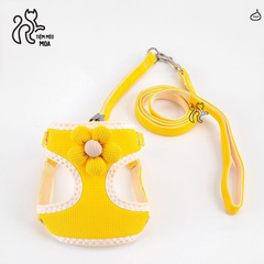 Yếm hoa dễ thương dắt thú cưng đi dạo/ Yếm dắt - Tiệm Mèo Moa