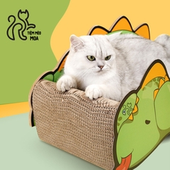 [TỰ LẮP] Cào móng giường nằm bé Khủng Long - Tiệm Mèo Moa