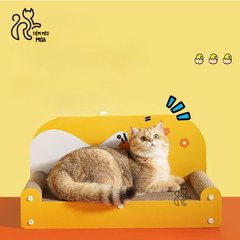 Sofa cào móng VỊT VÀNG cho mèo - Giường nằm cào móng/ Đồ chơi cho mèo - Tiệm Mèo Moa