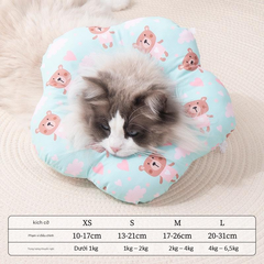 Gối chống liếm bông hoa/ gối chụp cổ hỗ trợ cho thú cưng - Tiệm Mèo Moa
