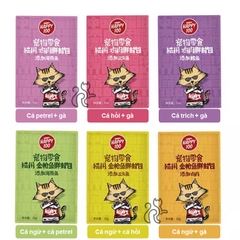 Pate Wanpy Happy 100 Cho Mèo Gói 70g - Pate Cho Mèo 6 Vị - Tiệm Mèo Moa