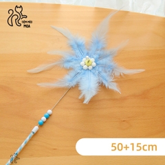 Câu mèo bông tuyết - Đồ chơi cho mèo - Tiệm Mèo Moa