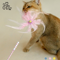 Câu mèo bông tuyết - Đồ chơi cho mèo - Tiệm Mèo Moa
