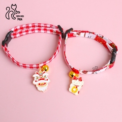 Vòng cổ TẾT cho mèo/chó - Tiệm Mèo Moa