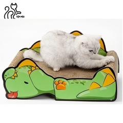 [TỰ LẮP] Cào móng giường nằm bé Khủng Long - Tiệm Mèo Moa