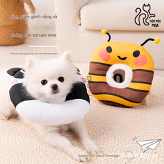 Gối chống liếm bông hoa/ gối chụp cổ hỗ trợ cho thú cưng - Tiệm Mèo Moa