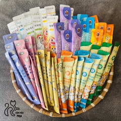 Set 100 cây súp thưởng nội địa 15gram nhiều loại - Snack cho mèo - Tiệm Mèo Moa