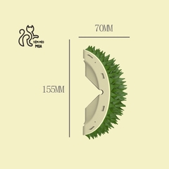 Sầu riêng chải lông/ cạ massage cho mèo - Đồ chơi cho mèo - Tiệm Mèo Moa