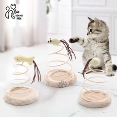 Dĩa lò xo cho mèo - Đồ chơi cho mèo - Tiệm Mèo Moa