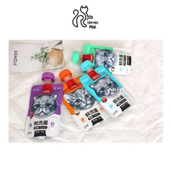 Súp thưởng Wanpy nắp vặn 90gram cho mèo - Tiệm Mèo Moa