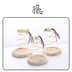 Dĩa lò xo cho mèo - Đồ chơi cho mèo - Tiệm Mèo Moa