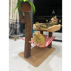 Cattree cây dừa mùa hè có võng - Tiệm Mèo Moa