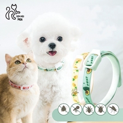 Vòng cổ hỗ trợ trị ve, rận cho thú cưng thành phần tinh dầu thực vật - Tiệm Mèo Moa