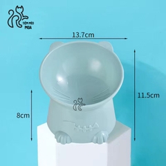 Chén nhựa chống gù cho thú cưng - Tiệm Mèo Moa