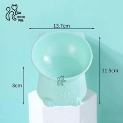 Chén nhựa chống gù cho thú cưng - Tiệm Mèo Moa