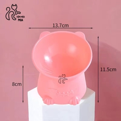 Chén nhựa chống gù cho thú cưng - Tiệm Mèo Moa