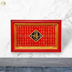 TRANH ĐỒNG BÁCH PHÚC CHẤT LIỆU ĐỒNG VÀNG (KÍCH THƯỚC 72X112CM)