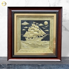 TRANH THUẬN BUỒM XUÔI GIÓ BẰNG ĐỒNG - KÍCH THƯỚC 40X40CM