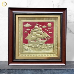 TRANH THUẬN BUỒM XUÔI GIÓ BẰNG ĐỒNG - KÍCH THƯỚC 40X40CM