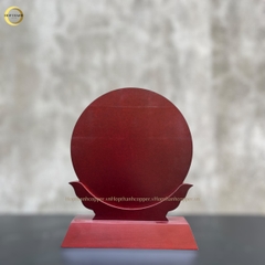 TRANH QUÀ TẶNG CÔNG GIÁO "CHÚA GIÊSU ĐỘI MÃO GAI " BẰNG ĐỒNG VÀNG - TRANH ĐỂ BÀN (KÍCH THƯỚC 20x25CM)