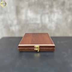 TRANH CHỢ BẾN THÀNH BẰNG ĐỒNG MẠ VÀNG 24K- TRANH QUÀ TẶNG ĐỂ BÀN (KÍCH THƯỚC 22X17CM )