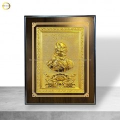 TRANH CHÂN DUNG ĐẠI TƯỚNG VÕ NGUYÊN GIÁP  - KÍCH THƯỚC 20X25CM