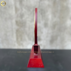 TRANH MẶT TRỐNG ĐỒNG BẰNG ĐỒNG MẠ VÀNG 24K - QUÀ TẶNG ĐỂ BÀN (KÍCH THƯỚC 15CM)