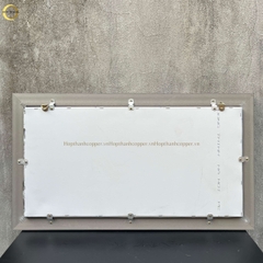 TRANH HỒ HOÀN KIẾM BẰNG ĐỒNG DÁT VÀNG - KÍCH THƯỚC 70X50CM