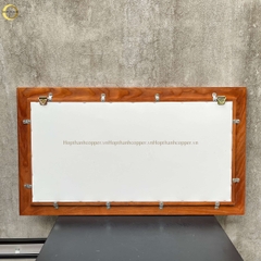 TRANH THUẬN BUỒM XUÔI GIÓ BẰNG ĐỒNG DÁT VÀNG  - KÍCH THƯỚC 90X50CM