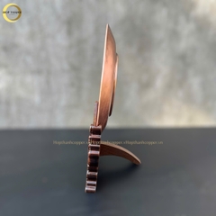 TRANH ĐĨA QUÀ TẶNG CÔNG GIÁO "THÁNH GIA THẤT " BẰNG ĐỒNG VÀNG - TRANH ĐỂ BÀN (KÍCH THƯỚC 25CM)