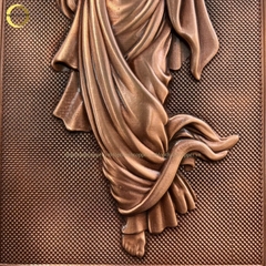 TRANH QUÀ TẶNG CÔNG GIÁO "CHÚA GIÊSU " BẰNG ĐỒNG VÀNG - TRANH ĐỂ BÀN (KÍCH THƯỚC 22X32CM)