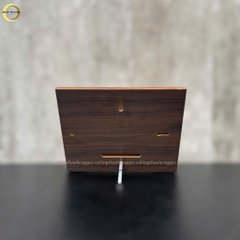 TRANH HOA SEN BẰNG ĐỒNG MẠ VÀNG 24K - TRANH QUÀ TẶNG ĐỂ BÀN (KÍCH THƯỚC 25X20CM)