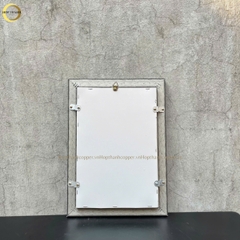 TRANH CHỮ LỘC THƯ PHÁP BẰNG ĐỒNG DÁT VÀNG - KÍCH THƯỚC 28X34CM