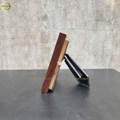 TRANH CHÙA KEO THÁI BÌNH BẰNG ĐỒNG VÀNG  - TRANH QUÀ TẶNG ĐỂ BÀN (KÍCH THƯỚC 20X20CM)