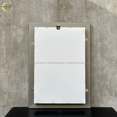 TRANH CHỮ BÌNH AN BẰNG ĐỒNG VÀNG- KÍCH THƯỚC 38X54CM