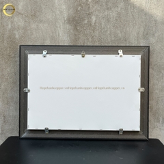 TRANH KHUÊ VĂN CÁC BẰNG ĐỒNG VÀNG GIẢ CỔ  - KÍCH THƯỚC 54X38CM