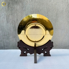 TRANH CHÙA MỘT CỘT BẰNG ĐỒNG MẠ VÀNG 24K- ĐƯỜNG KÍNH 19CM