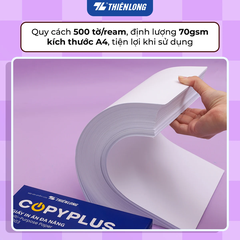 Giấy A4 Copy Plus PP-003 70gsm