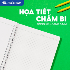 Sổ lò xo chấm bi A5 MB-017 120 trang