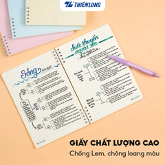 Sổ lò xo 2 đầu kẻ ngang B5 MB-022 120 trang