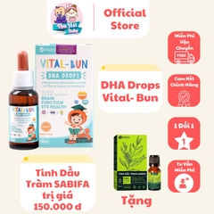 Vital Bun DHA Drops ( Tặng Dầu Tràm Sabifa )